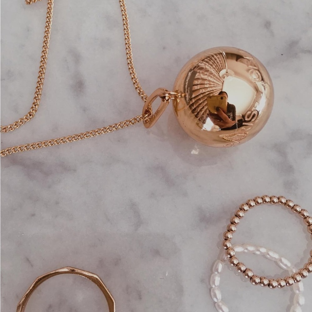 Celine Paris Ball Pendant Necklace